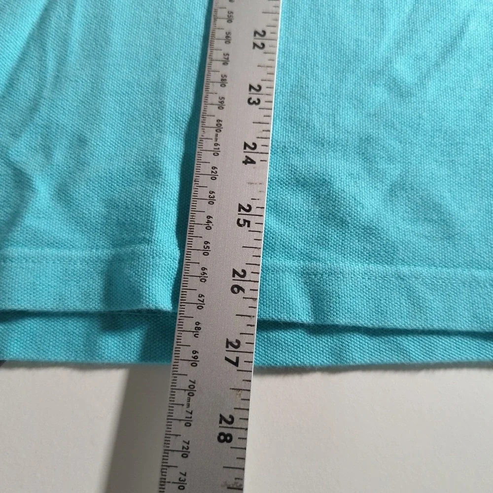 Ralph Lauren Polo Pique Golf Shirt Mens Large Aqua Pony Classic Fit Short Sleeve